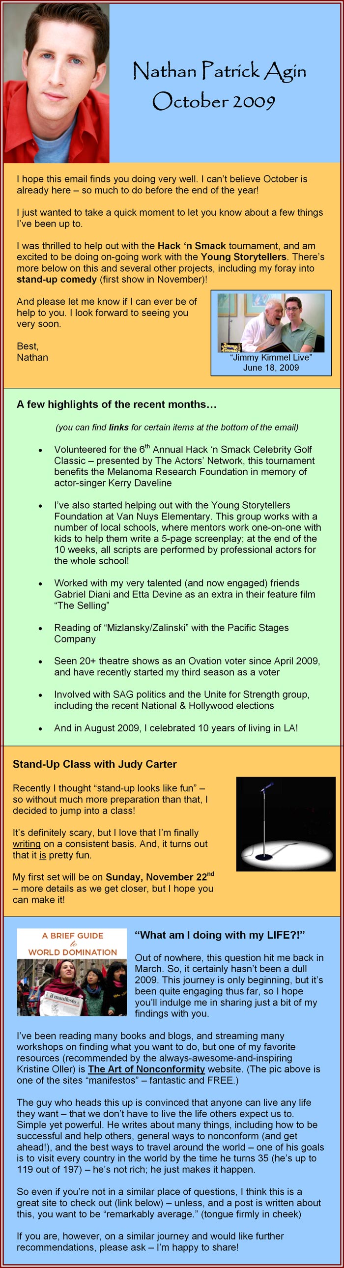 October 2009 Newsletter